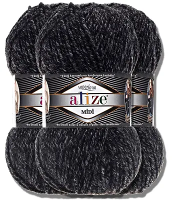 Produktbild von Alize 3x 100g Superlana Midi Wolle, Uni, Häkeln, Stricken (800)