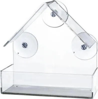 Zdjęcie produktu dla plastikowy karmnik dla ptaków 15x15x6cm