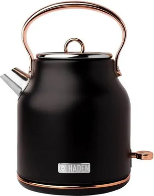 Immagine prodotto di Bollitore elettrico HADEN Heritage HAD209184 Nero e rame