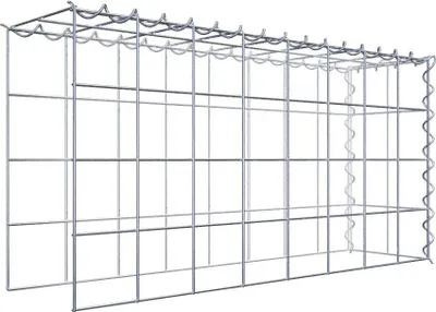 Obrázek produktu pro Přídavný gabion typ 4 80 cm x 40 cm x 20 cm (D x V x H), velikost ok 10 cm x 10 cm, spirála