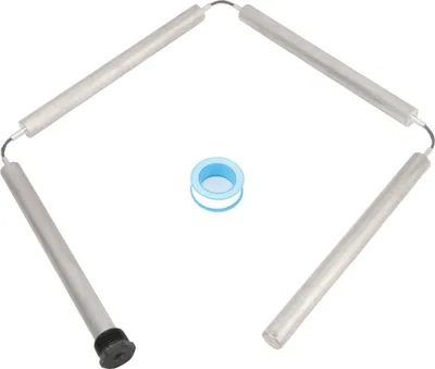 Productafbeelding van 42 inch flexibele anode voor warmwaterboilers, 3/4 inch NPT aansluiting, universeel geschikt, magnesium, voor Rheem