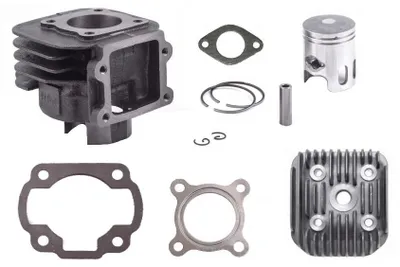 Imagen del producto de Cilindro Power Force Grauguss de 47 mm con culata, compatible con Yamaha BWS, motor Minarelli Vertical