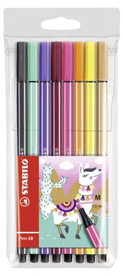Produktbild von STABILO Filzstift Pen 68 8er Set verschiedene Farben