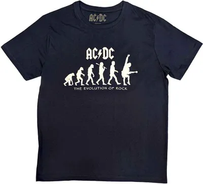 Zdjęcie produktu dla AC/DC Evolution of Rock Navy Blue S Koszulka