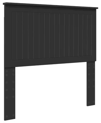 Produktbild von vidaXL Kopfteil mit Kopfteil Schwarz Eichen-Optik 90 cm Holzwerkstoff