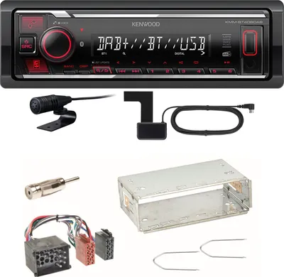Produktbild von Kenwood KMM-BT408DAB Bluetooth Digitalradio USB Einbauset für BMW 3er E36 Z3