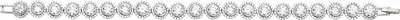 Produktbild von Wunderschönes 925 Sterling Silber Damen - Tennis Armband mit Zirkonia - 8mm, 16 Gramm; TRS25678
