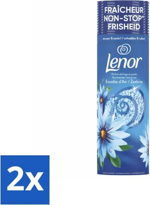 Produktbild von Lenor – Duftverstärker – Meeresbrise – Non-Stop-Frische – 19 Wäschen - Vorteilspack - 2 Stücke