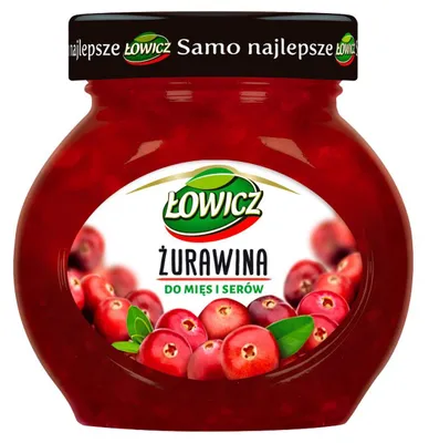 Produktbild von Łowicz Cranberry für Fleisch und Käse, 230 g, pasteurisiert