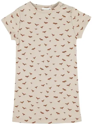 Immagine prodotto di Camicia da notte Trixie Babbling Birds - cotone organico - abbigliamento da notte per bambini