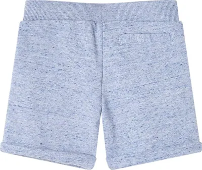 Produktbild von vidaXL Kindershorts mit Kordelzug Blau Melange 116