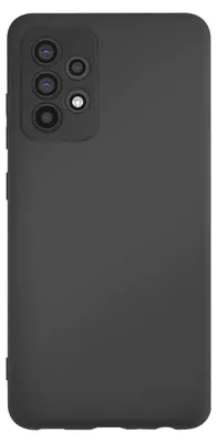 Image de Jaym, Premium Housse silicone microfibre Samsung Galaxy A32 4G, Noir