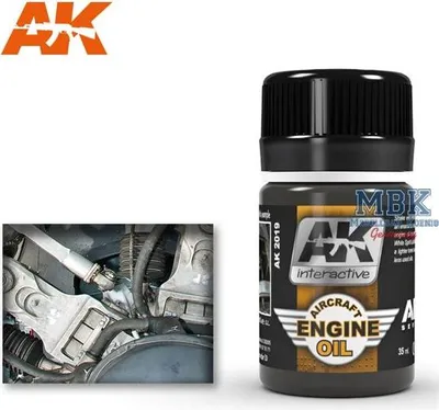 Image de AK Interactive Huile pour moteurs d'avions