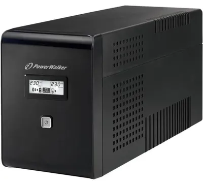 Immagine prodotto di PowerWalker VI 1500 LCD - UPS - AC 220/230/240 V - 900 Watt - 1500 VA - 9 Ah - USB - Porte di uscita: 4 - Nero