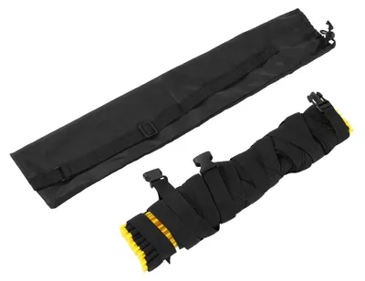 Imagen del producto de Escalera de agilidad de plástico extensible, de 8 metros de largo y con 16 escalones, ideal para fútbol, balonmano, entrenamiento físico, ejercicios para los pies y entrenamiento de velocidad