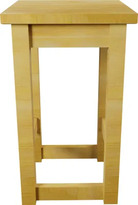 Produktbild von Rustikaler 80 cm | Erle Teakholz Hocker Sitzhocker Holzhocker Blumenhocker Beistelltisch Deko