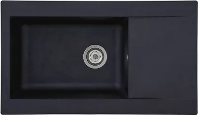 Produktbild von Respekta Einbauspüle Denver 86x50x20 cm, schwarz