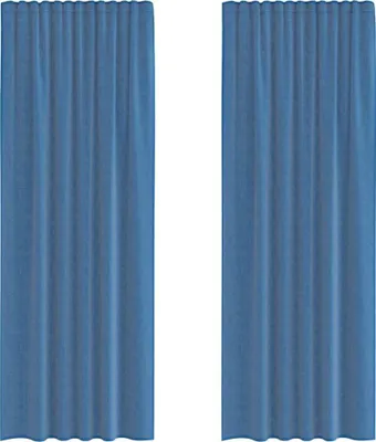 Immagine prodotto di Tende in Voile con Passanti 2 pz Blu Reale 140x260 cm