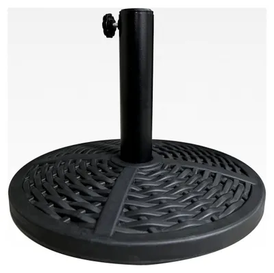 Produktbild von Sonnenschirmständer, robust, Rattan-Effekt, 10 kg, 42 cm