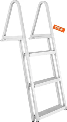 Image de Echelle d'appui 3 marches 159kg Echelle d'appui bateau amovible 610x455x1225mm