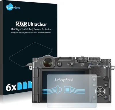 Produktbild von 6x Für Olympus PEN-F Schutzfolie Savvies Displayschutz Display Schutz Folie Klar Transparent