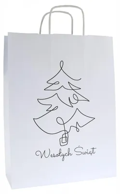 Produktbild von Torby Pro Weihnachtliche Geschenkpapierbeutel A4 Frohe Weihnachten