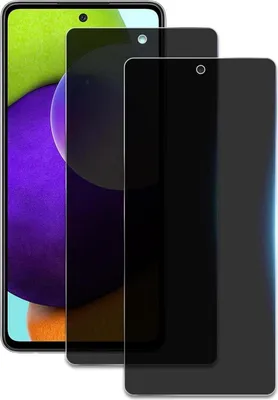 Produktbild von Samsung Galaxy A52/A51/A53 Sichtschutzfolie 2er Pack, 9H Härte, HD Blickschutz, Anti-Spy Panzer Schutzfolie