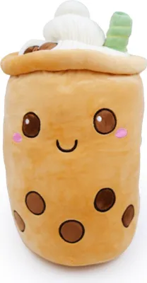 Immagine prodotto di Buzz - Cuddle - Boba - Bubble Tea - Kawaii - Grande - Marrone - 50 cm