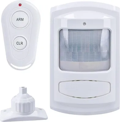 Zdjęcie produktu dla Solight 1D11, Biały, Przyciski, Dotyk, IP55, 110°, 110 dB, 1,5 V