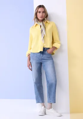 Produktbild von Street One Loose Fit Jeans 'Barrel Leg Jeans Karlie', A380586, Light Blue Washed, Gr. 28 x 28