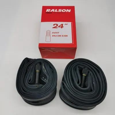 Produktbild von Ralson 2x Schlauch 24 Zoll | AV Ventil | 24 x 1.9/2.125 | 40/57-507 | Kinder Fahrrad