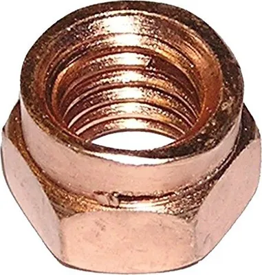 Produktbild von Thermag Schlitzmuttern M12 - 16 Stück mit Sechskant verkupfert SW 19 DIN 14440