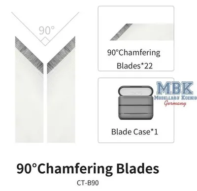 Image de DSPIAE DSP-CT-B90 Lames de chanfreinage DSPIAE I-deal 90°