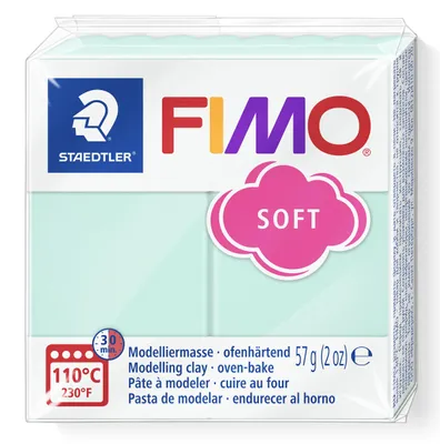 Produktbild von STAEDTLER FIMO soft 8020 ofenhärtende Modelliermasse Einzelprodukt, 57g, mint