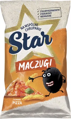 Obrázek produktu pro Kukuřičné křupky s příchutí pizzy Star Macaws 80 G