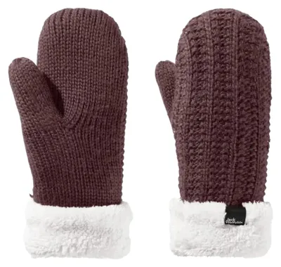 Produktbild von Jack Wolfskin Women's Highloft Knit Mitten Einfinger-Winterhandschuh mit Kunstfell S