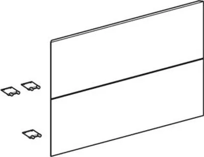 Produktbild von Geberit 245132001 Set Schubl.-Frt für ONE US, 2 Schubl.