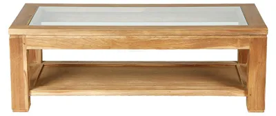 Produktbild von Couchtisch Teakholz massiv 120 cm Wohnzimmer