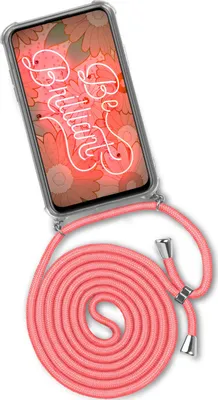 Produktbild von TWIST-Case + TWIST-Cord für Huawei P40 Lite, Farbe:Kooky Flamingo (Silber)