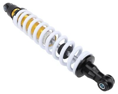 Obrázek produktu pro Vysoce výkonný tlumič, rozteč otvorů 400 mm, průměr 10 mm, pružina, nastavitelné tlumení pro motocykly, čtyřkolky, UTV, čtyřkolky, terénní motocykly, motokáry, skútry