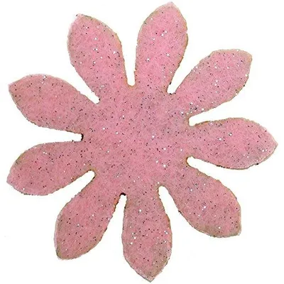 Filz-Streudekoration, rosa, 18 x 12 x 5 cm