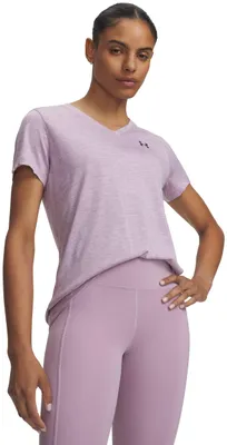 Immagine prodotto di Under Armour Tech SSV - Canotta da donna, colore rosa malva, taglia L