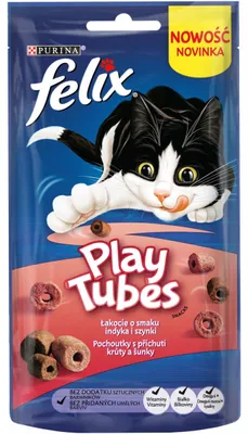 Zdjęcie produktu dla FELIX Play Tubes Indyk Szynka 50g