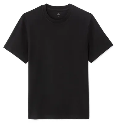 Produktbild von Celio Nerelief Kurzarm T-Shirt für Herren, Schwarz, aus 100% Baumwolle, Größe XL