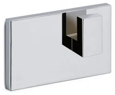 Immagine prodotto di Gedy Kit: 2 piastre di fissaggio con adesivo per accessori da bagno, finitura cromata lucida