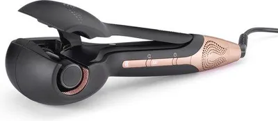Image de Fer à boucler automatique avec système de refroidissement pour des ondulations et des boucles parfaites | 3 niveaux de température | Noir