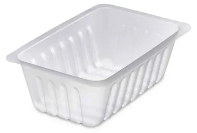 Obrázek produktu pro 250 misek na uzeniny o objemu 375 ml, rozměry 13,8 x 9 x 4,6 cm – balení Pro Fraîcheur – průhledné, vhodné pro styk s potravinami – D-Work