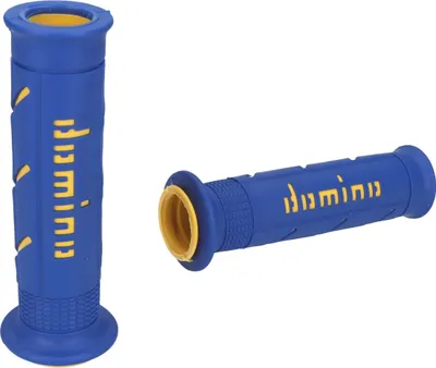 Produktbild von Griffe Satz Domino A250 On-Road blau / gelb mit offenen Enden