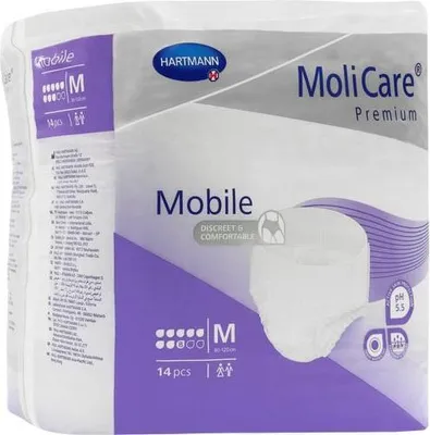 Image de HARTMANN Molicare Premium Mobile 8 gouttes taille M 1 sachet de 14 pièces