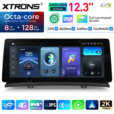 Produktbild von Xtrons QGB24X3MK Android Autoradio BMW X3 E83 2004-2009 M-ASK System Integration